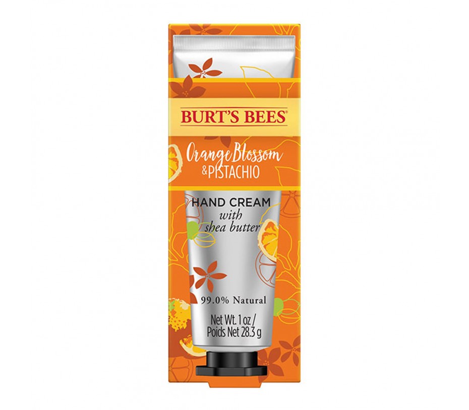 Burt's Bee Orange Blossom & Pistachio Hand Cream with Shea butter