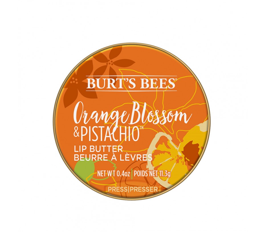 Burt's Bee Orange Blossom & Pistachio Lip Butter 0.4oz