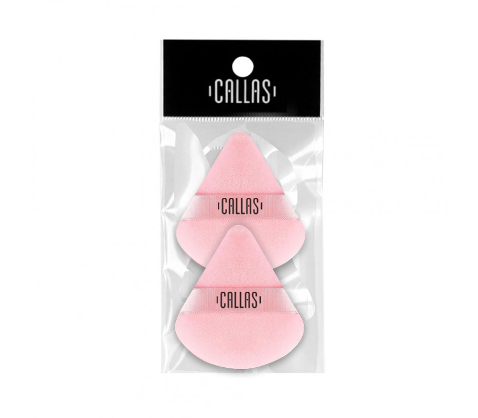 Callas (CMP-N18) Triangle Velour Pink Puff 2pcs