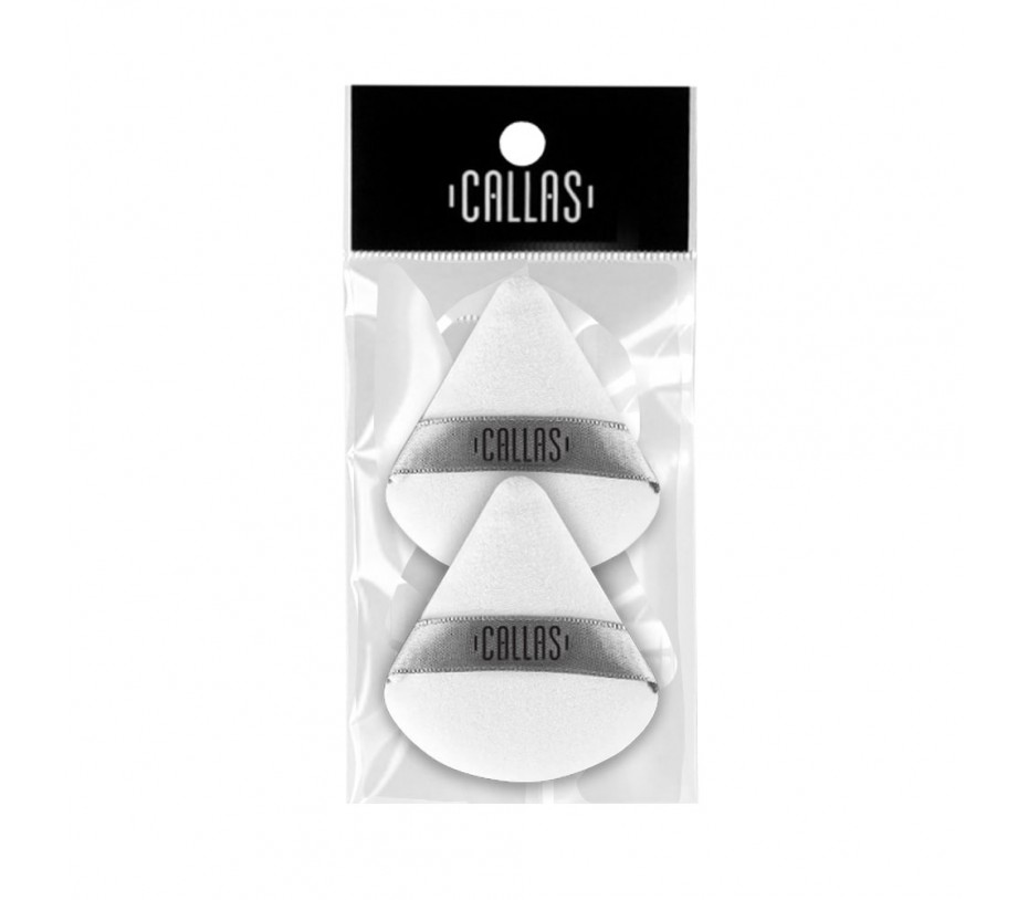Callas (CMP-N18) Triangle Velour White Puff 2pcs