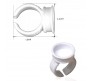 Callas Disposable Eyelash Extension White Glue Holder / Ring (100pcs)