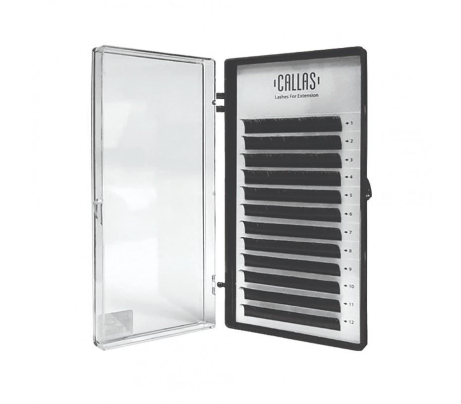 Callas Individual Eyelashes for Extensions, 0.05mm C Curl - 11mm