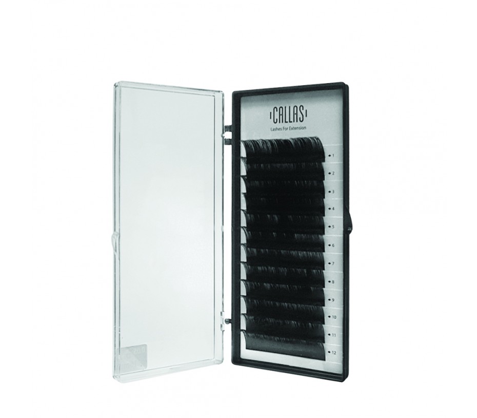 Callas Individual Eyelashes for Extensions, 0.05mm D Curl - 16mm