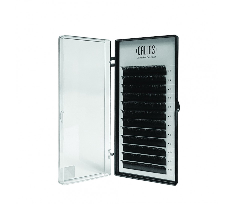Callas Individual Eyelashes for Extensions, 0.07mm C Curl - 13mm