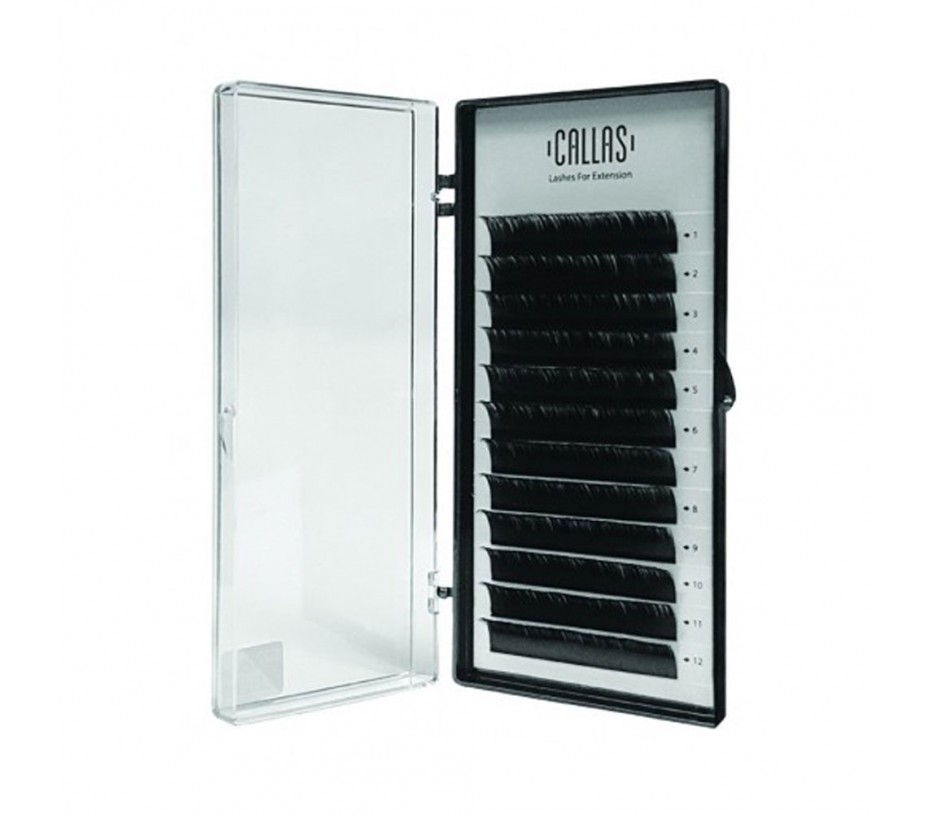 Callas Individual Eyelashes for Extensions, 0.07mm C Curl - 14mm
