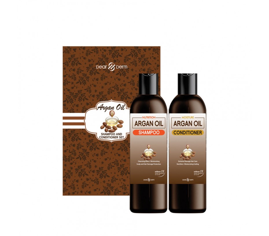 Dearderm Argan Oil Shampoo & Conditioner Set