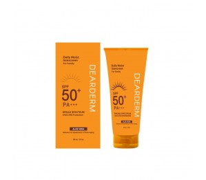 Dearderm Daily Moist Sunscreen SPF50+ PA+++ 3fl.oz/88ml