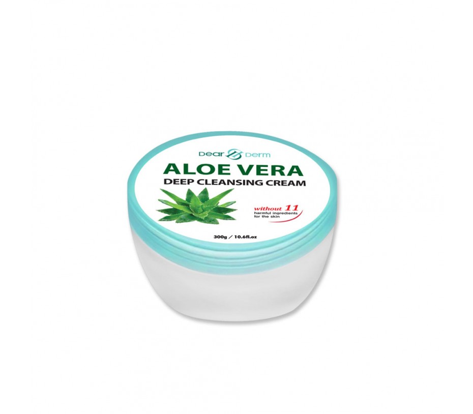 Dearderm Deep Cleansing Cream Aloe Vera 10.6fl.oz/300g