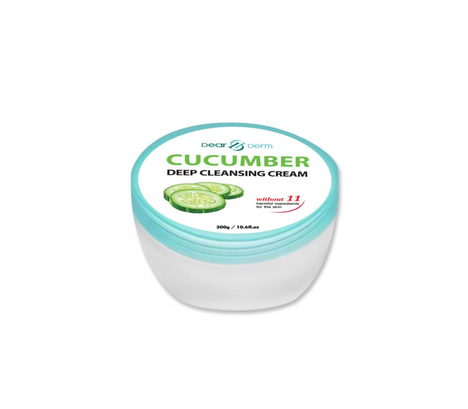Dearderm Deep Cleansing Cream Cucumber 10.6fl.oz/300g