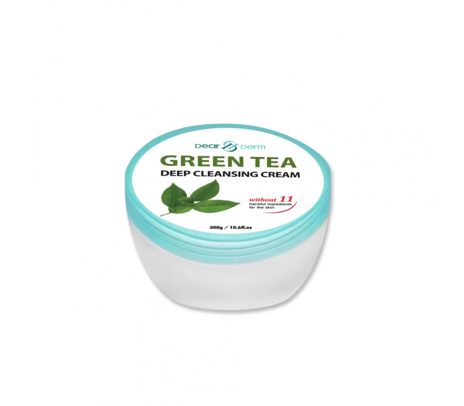 Dearderm Deep Cleansing Cream Green Tea 10.6fl.oz/300g