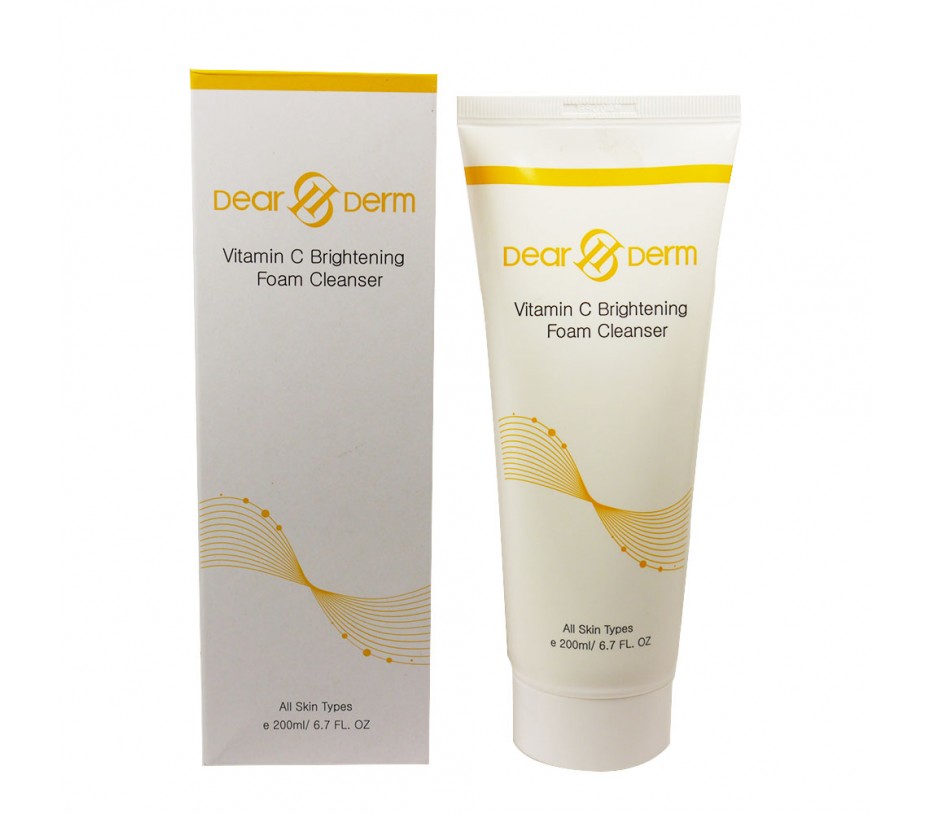 Dearderm Vitamin C Brightening Foam Cleanser 6.7oz/190g