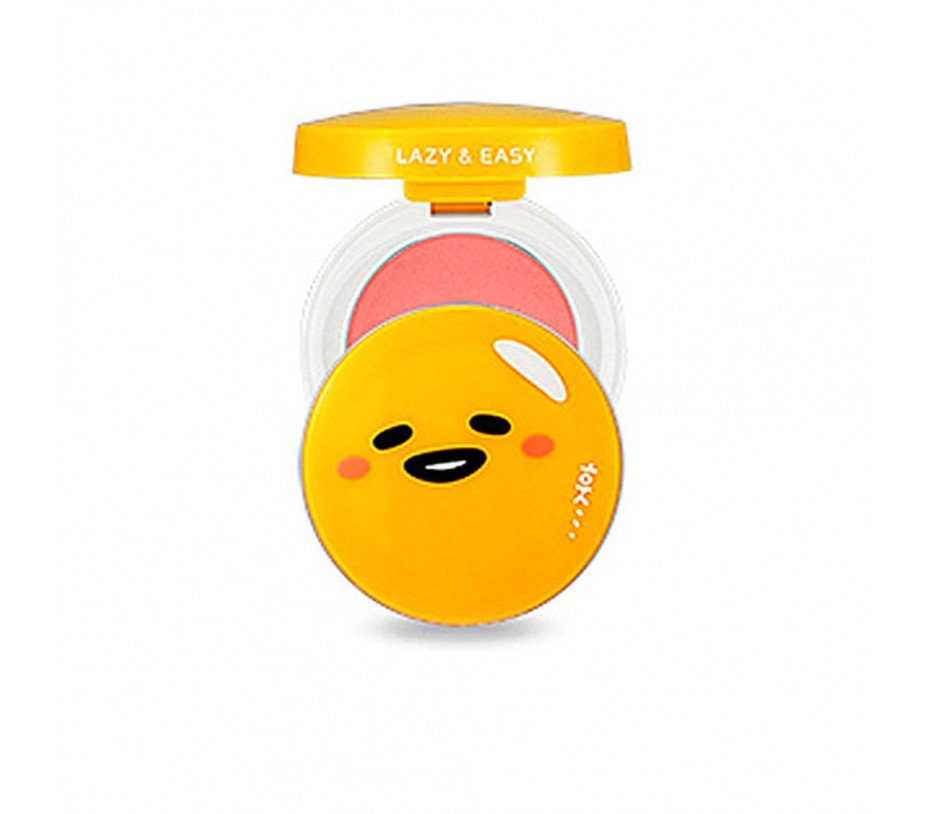 Holika Holika Lazy & Easy Jelly Dough Blusher CR01 Grapefruit Jelly (Gudetama Edition) 0.21oz/6g