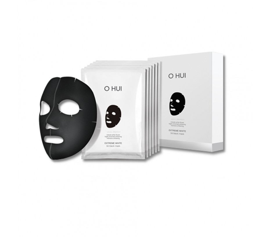 Ohui Extreme White 3D Black Mask (27g x 6 Sheets)