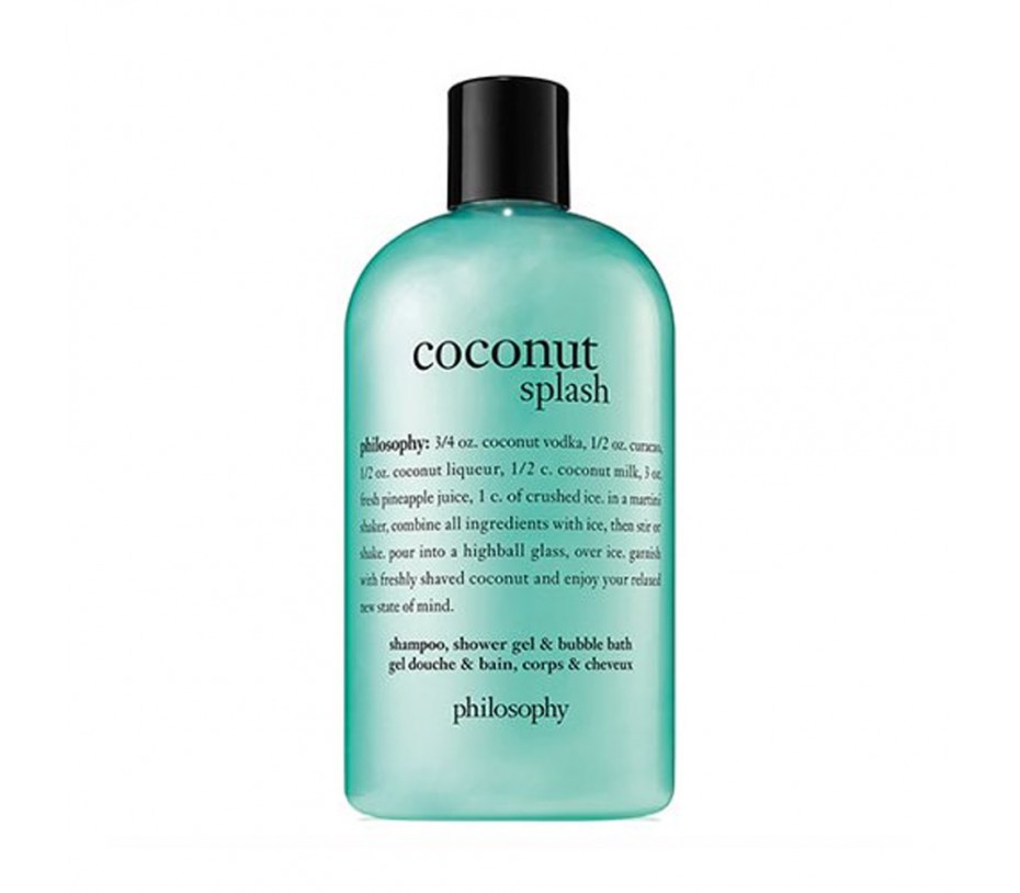 Philosophy Coconut Splash shampoo, shower gel & bubble bath 16fl.oz/480ml
