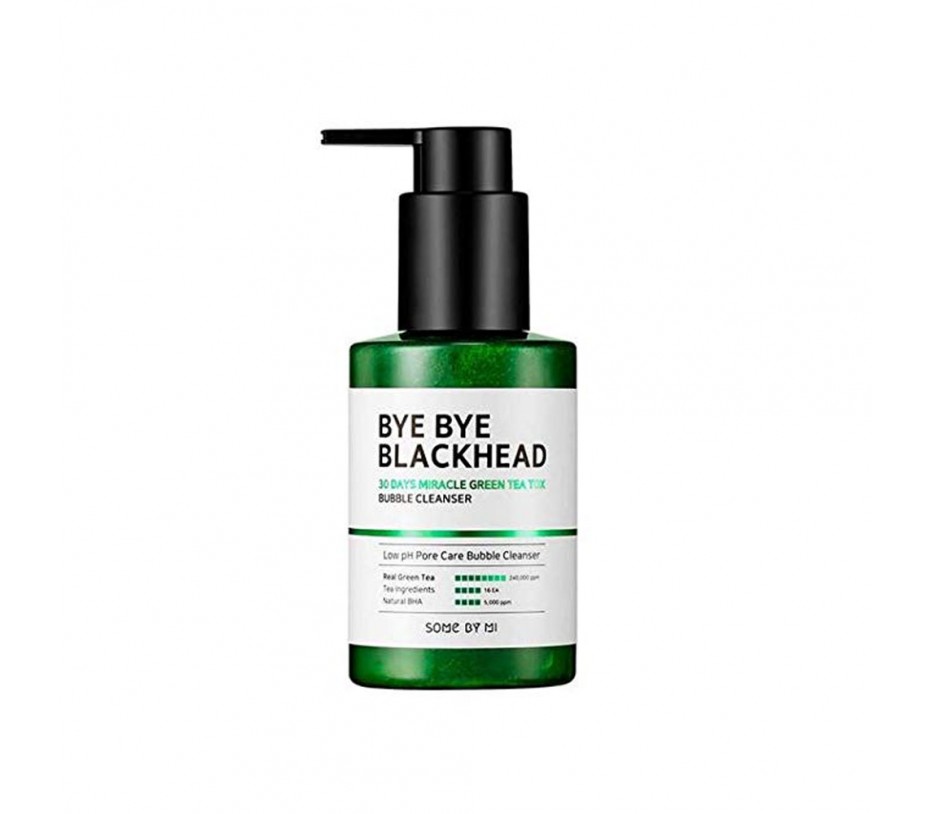 SOME BY MI Bye Bye Blackhead 30days Miracle Green Tea Tox Bubble Cleanser 120g