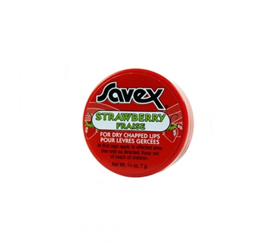 Savex Lip Balm Strawberry Jar 0.25oz/7.1g