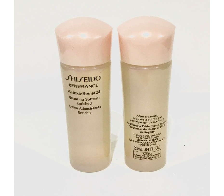 Shiseido [Travel] Benefiance WrinkleResist24 Balancing Softener Enriched 0.84