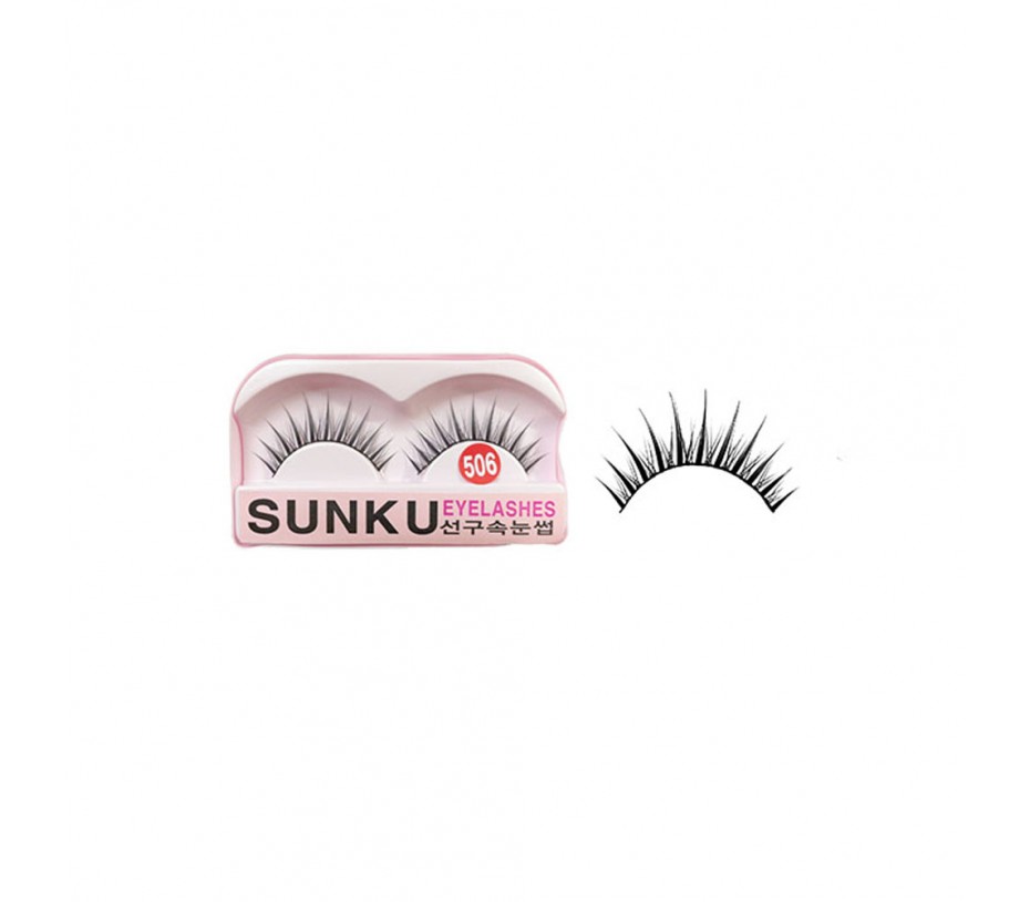 Sunku Eyelash with adhesive (506)