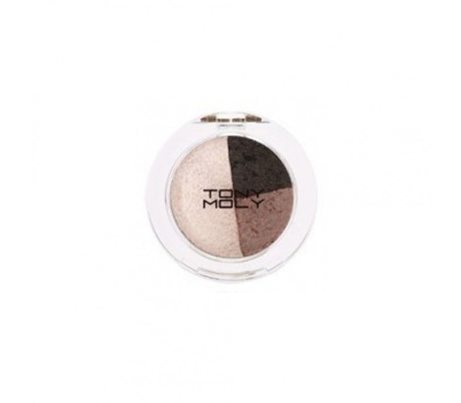 TONYMOLY Party Lover Triple Dome Eye Shadow 6.5g (09 Chic Black Brown)
